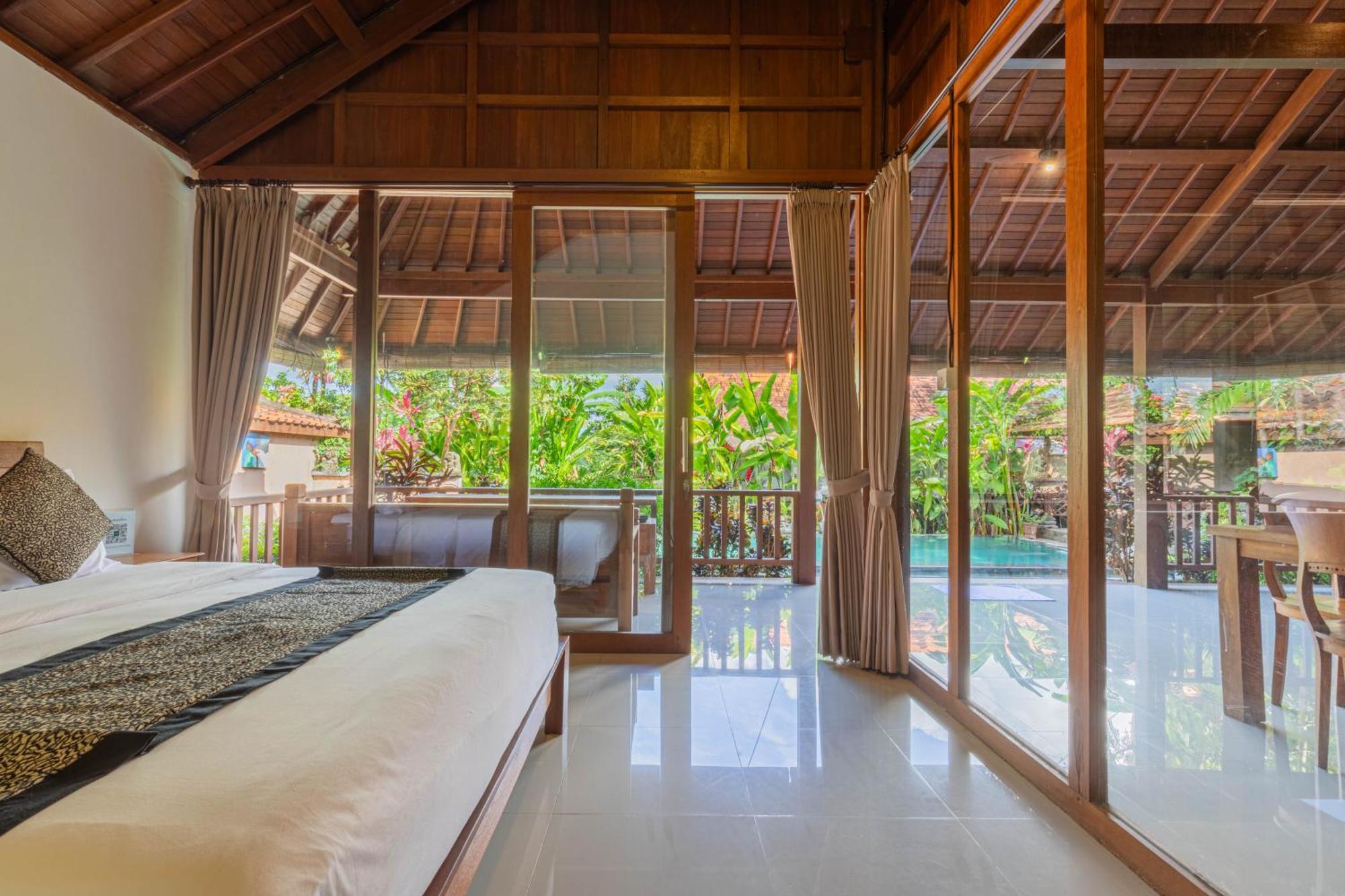 Sari Bamboo Bungalows Ubud Quarto foto