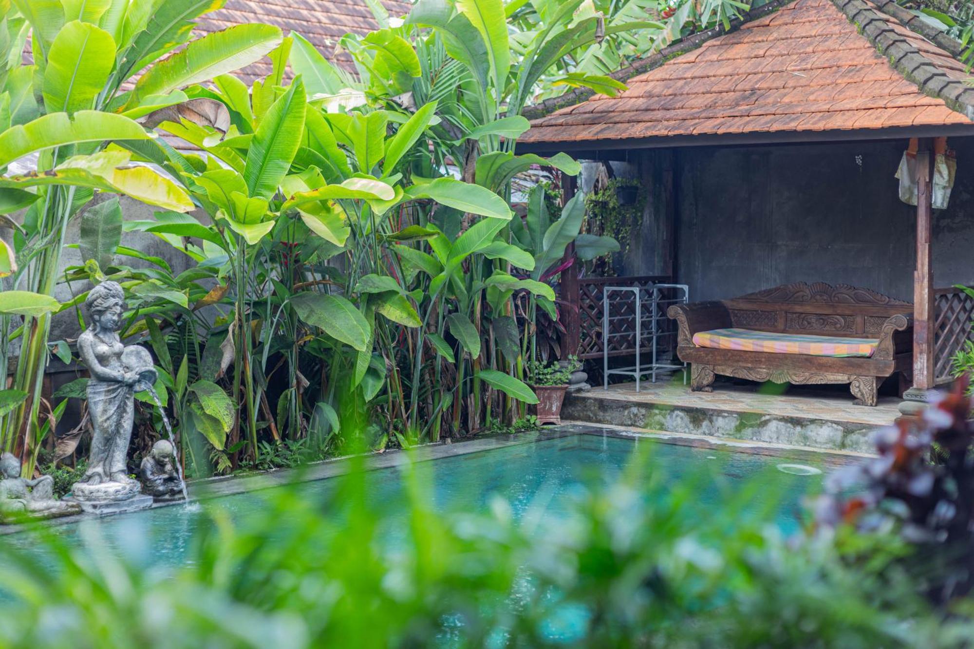Sari Bamboo Bungalows Ubud Quarto foto