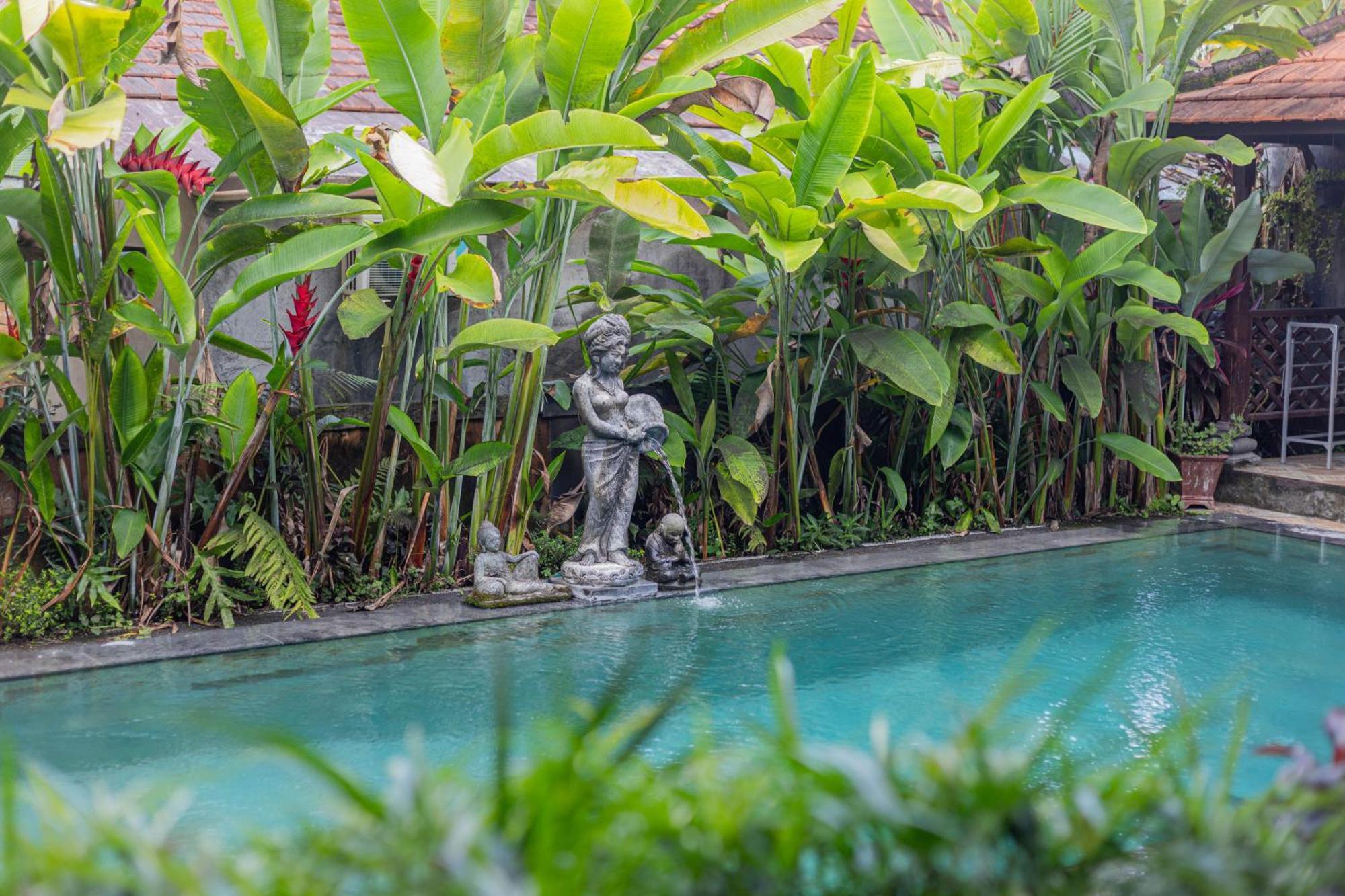 Sari Bamboo Bungalows Ubud Quarto foto