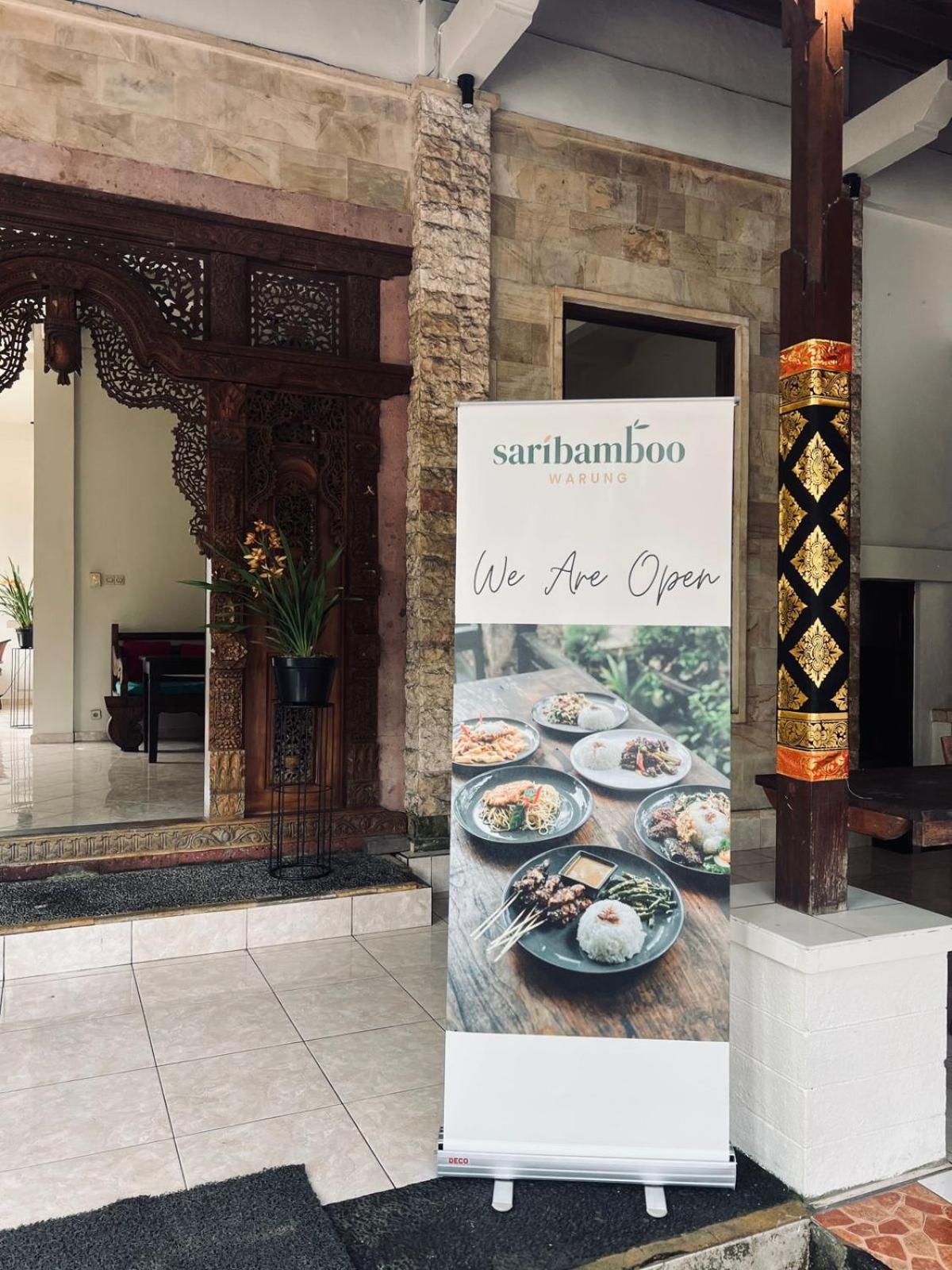 Sari Bamboo Bungalows Ubud Exterior foto
